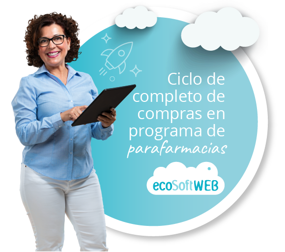 Ciclo de compra completo con el programa para parafarmacias y herbolarios