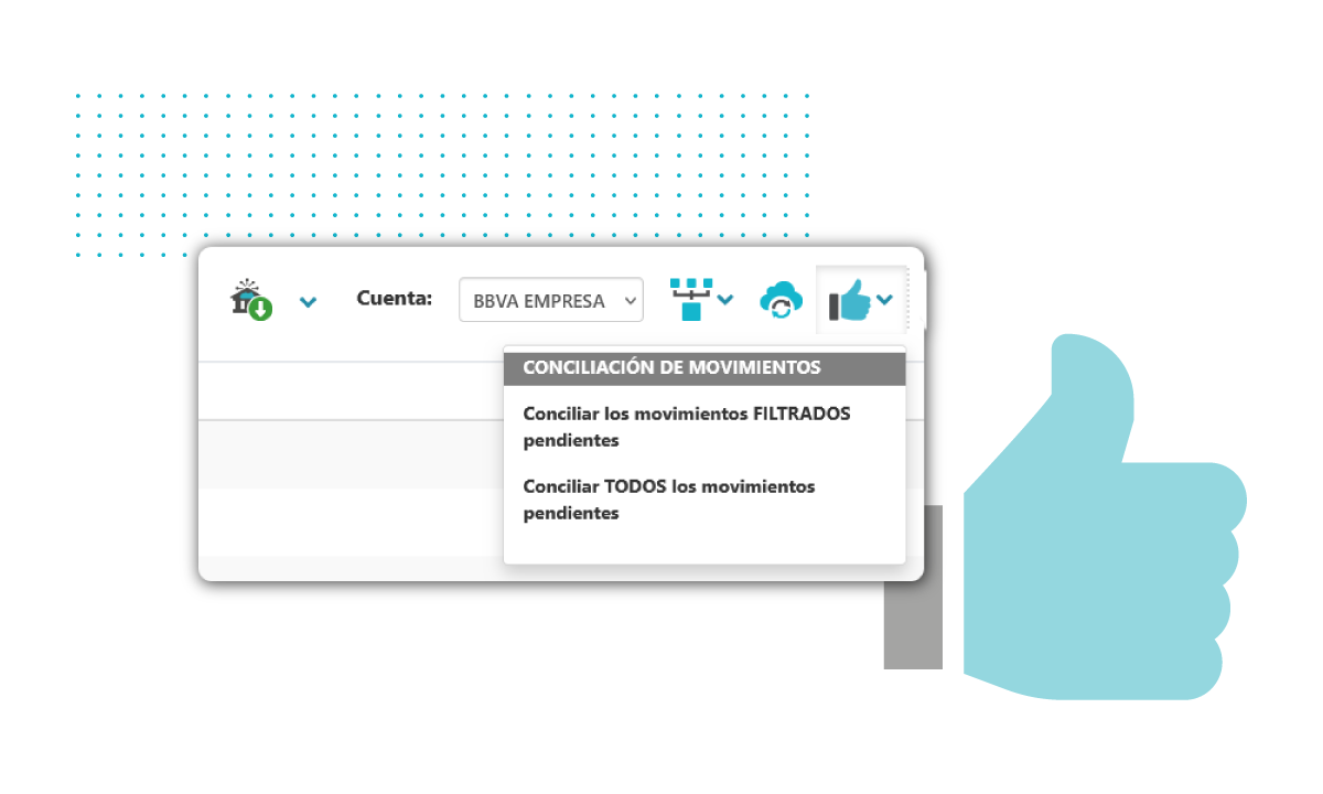 Conciliación bancaria automatizada en el módulo de integración bancaria