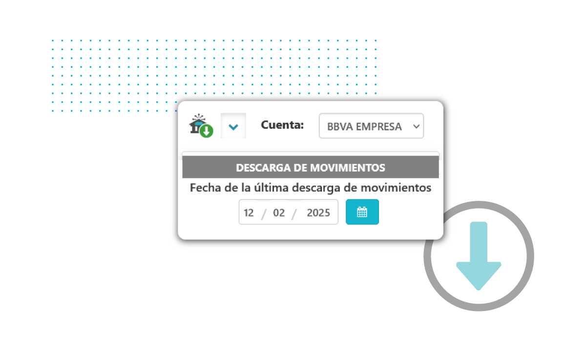 Descarga de movimientos bancarios en módulo de integración bancaria