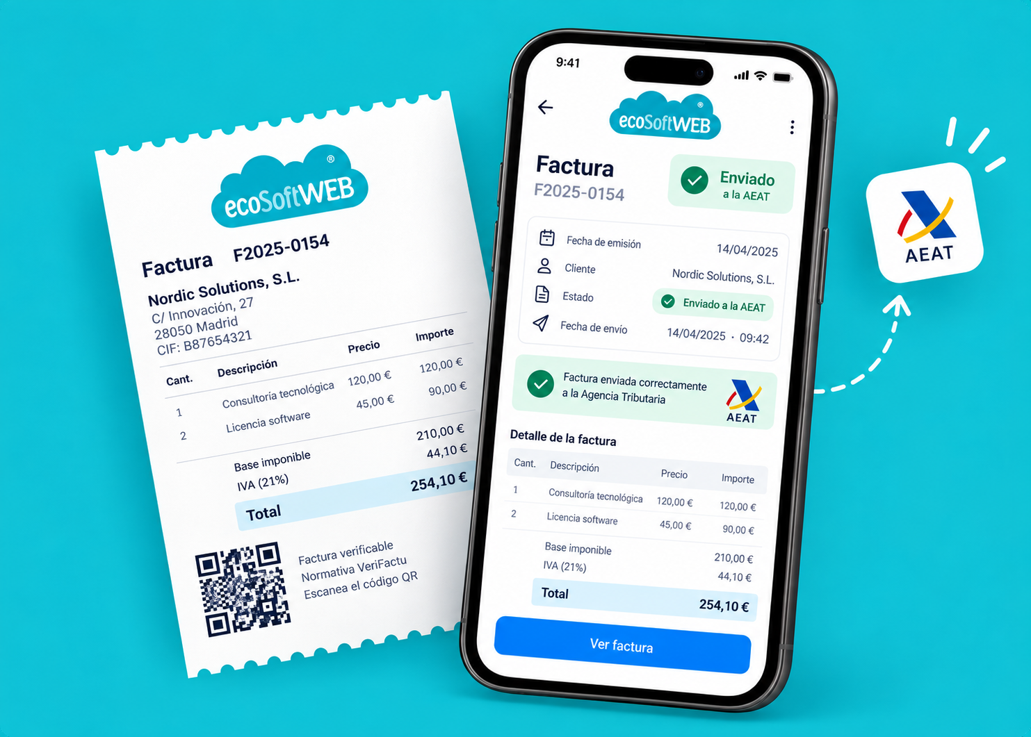 Envío de facturas a Verifactu