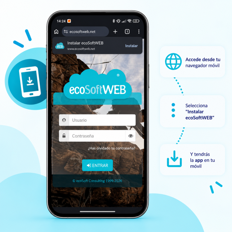 Instalar APP ecoSoftWEB