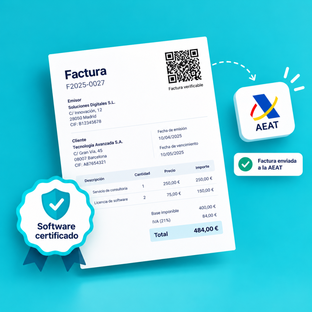 Software certificado Verifactu